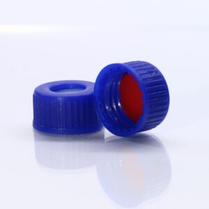 9mm Blue caps and silicon red septa